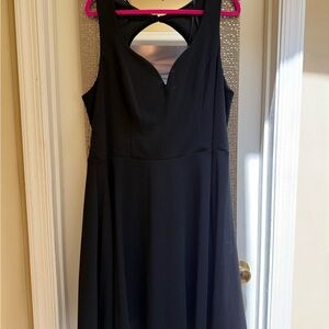 B Darlin Black Sleeveless Sweetheart A-Line Cocktail Dress